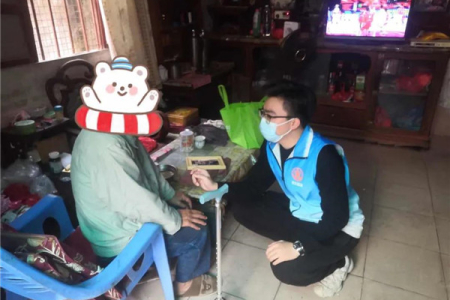 寒潮來(lái)襲，西區(qū)街道為困難群眾送溫暖