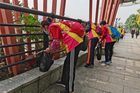 西區(qū)街道：開展衛(wèi)生整治活動，建設(shè)“美麗廊道”