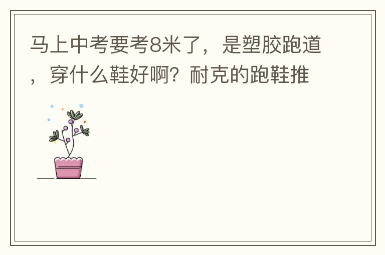 馬上中考要考8米了，是塑膠跑道，穿什么鞋好??？耐克的跑鞋推薦一款