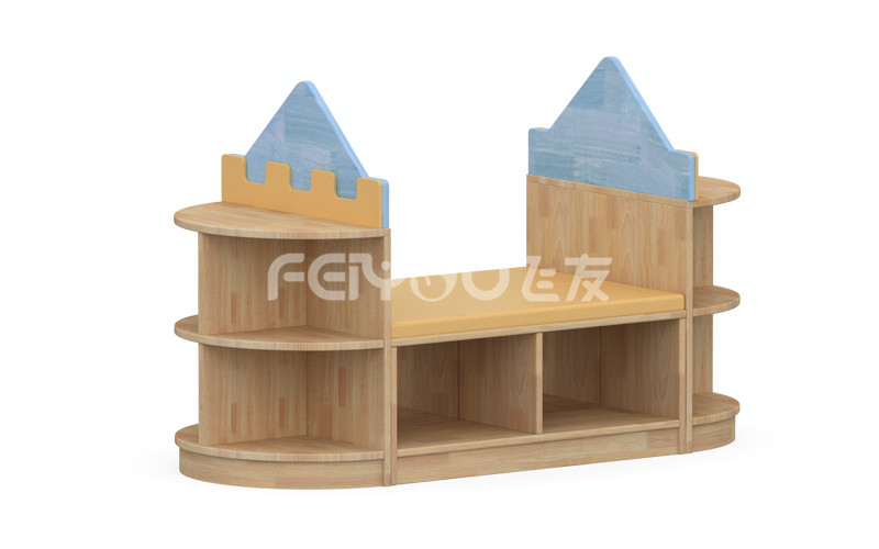 幼兒園實(shí)木家具環(huán)保水性漆寶寶多功能學(xué)習(xí)互動(dòng)城堡組合書(shū)架.jpg
