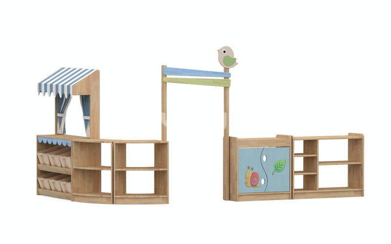 幼兒園實(shí)木家具環(huán)保水性漆寶寶學(xué)習(xí)互動森林組合柜（小班）.jpg