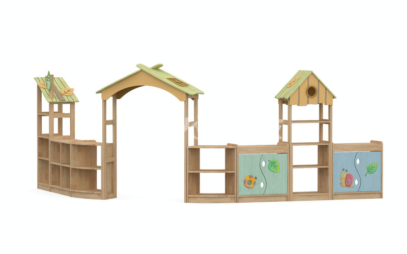 幼兒園實(shí)木家具環(huán)保水性漆寶寶學(xué)習(xí)互動森林組合柜子.jpg