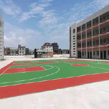 利達(dá)硅pu球場材料用量無溶劑硅pu球場材料硅pu球場材料工程、硅PU籃球場材料供應(yīng)商廠家、硅PU羽毛球場材料包工包料施工