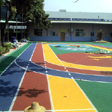 利達供應(yīng)水性硅PU ，水性丙烯酸材料、塑膠跑道，EPDM 材料廠家湖北武漢球場材料銷售施工一體，湖北材料廠家