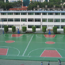 利達(dá)供應(yīng)硅pu球場材料、硅pu球場地面施工、硅pu球場地面材料廠家 硅PU涂料